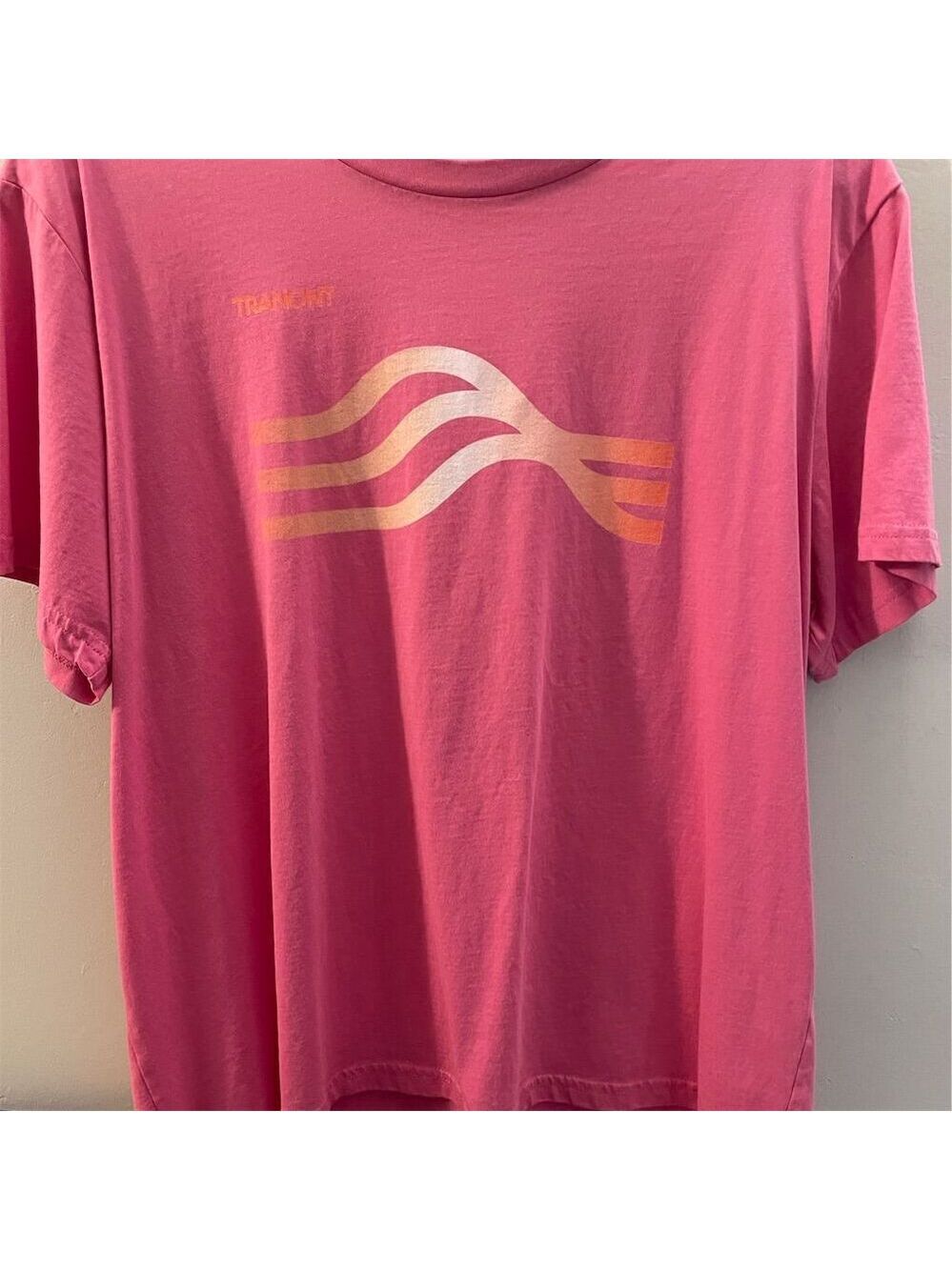 AS Colour Unisex 2XL Pink Graphic T-Shirt Short Sleeve Casual